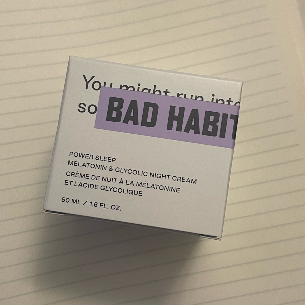 Bad Habit Power Sleep Cream—NWT